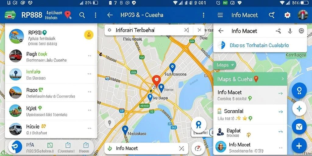 Tampilan antarmuka RP888 yang informatif dan mudah digunakan.
