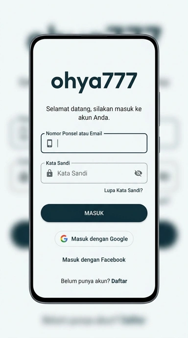 Masuk Akun ohya777 dengan Mudah dan Cepat